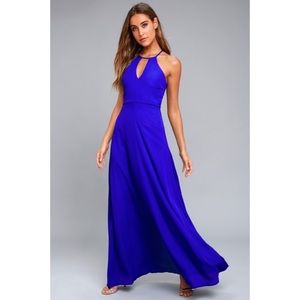 Lulu’s Royal Blue Maxi Dress